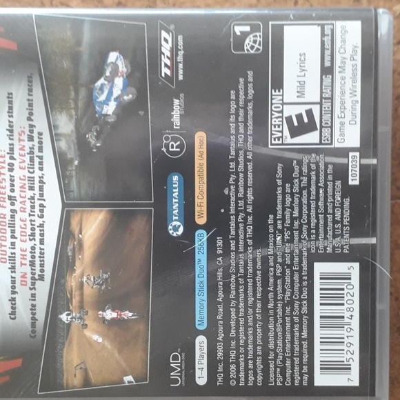 Sony PSP Game "MX vs ATV On the Edge". - Picture 5 of 5
